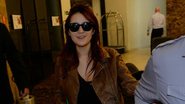 Dulce Maria é fotografada saindo de hotel em SP - Francisco Cepeda/AgNews