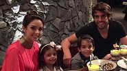 Kaká comemora aniversário com Carol, Isabella e Luca - Instagram/Reprodução