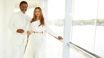 Tina Knowles e Richard Lawson - Reprodução