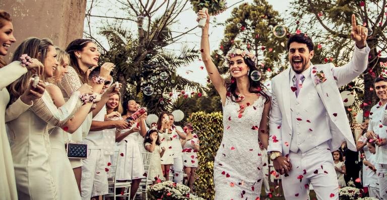 A terceira celebração de Naiumi Goldani e André Moreira é ao ar livre, no RS. - FRANCO ROSSI/ MARCUS BERTHOLD