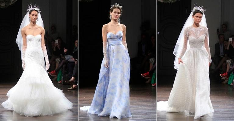 Inspire-se nos vestidos de noivas da 'Bridal Week' - Getty Images