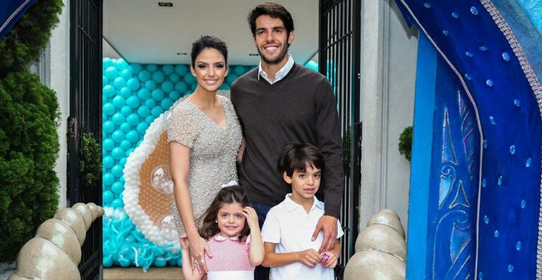 Kaká e Carol Celico comemoram o aniversário da filha em São Paulo - Manuela Scarpa/Photo Rio News