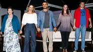 A atriz Bianca Rinaldi e os colegas de elenco de A Toca do Coelho, Rafael de Bona, Simone Zucato, Anderson Di Rizzi e Neusa Maria Faro - MANUELA SCARPA E MARCOS RIBAS/PHOTO RIO NEWS