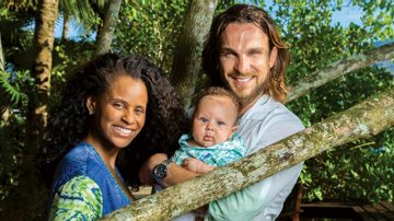 Igor Rickli, Aline Wirley e o filho - Caio Guimarães