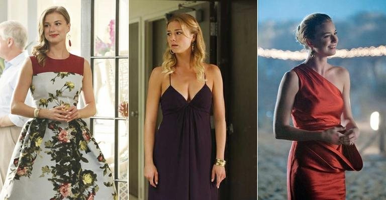 Confira os looks marcantes de Emily Thorne, protagonista de 'Revenge' - Divulgação/ Reprodução/ ABC