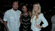 Aline Gotschalg e Fernando Medeiros com Ludmilla - Marcello Sá Barretto/Ag News