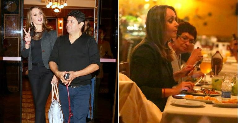 Gabriela Spanic, de A Usurpadora, janta com amigos em churrascaria no Rio - AgNews