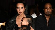 Kim Kardashian, North West e Kannye West - Getty Images