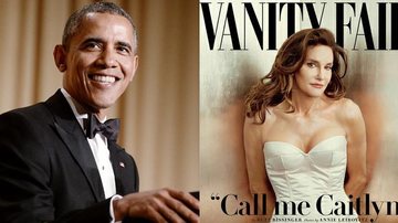 Barack Obama e Caitlyn Jenner - Getty Images/ Vanity Fair