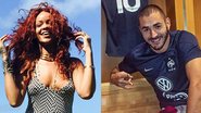 Rihanna e Karim Benzema - Reprodução / Instagram