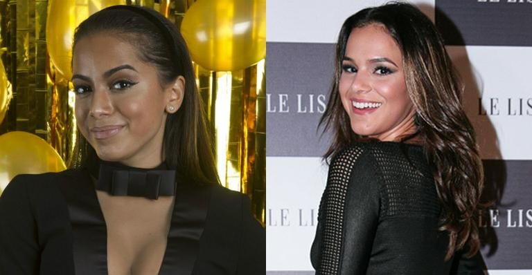 Anitta e Bruna Marquezine - Arquivo