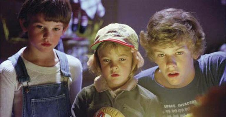 Robert MacNaughton, Drew Barrymore e Henry Thomas - Reprodução