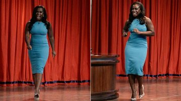 Uzo Aduba de Orange is the New Black participa do programa de Danilo Gentili - Francisco Cepeda/AGNews-SP