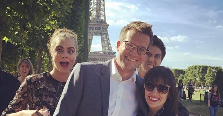 Cara Delevingne, John Green, Sarah Urist e Nat Wolff - Instagram/Reprodução