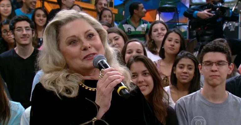 Vera Fischer no 'Altas Horas' - Reprodução TV Globo