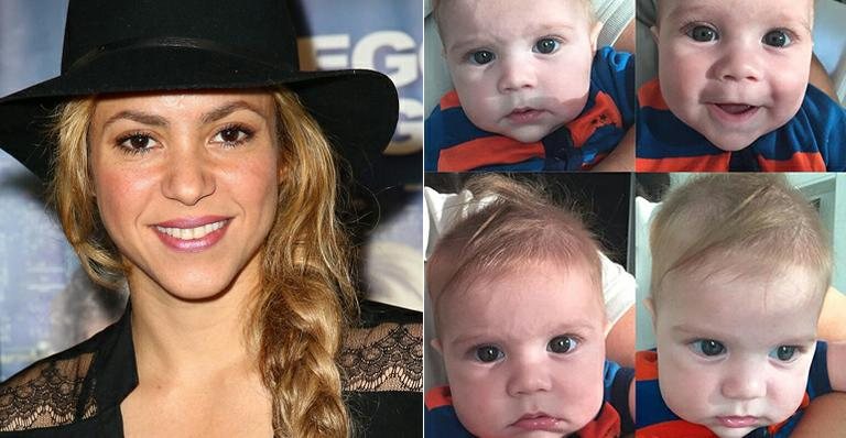 Shakira e o pequeno Sasha - Getty Images/ Reprodução Instagram