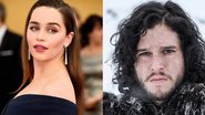 Emilia Clarke, de 'Game of Thrones', diz que existe chances de Jon Snow voltar para a série - Getty Images/ Divulgação