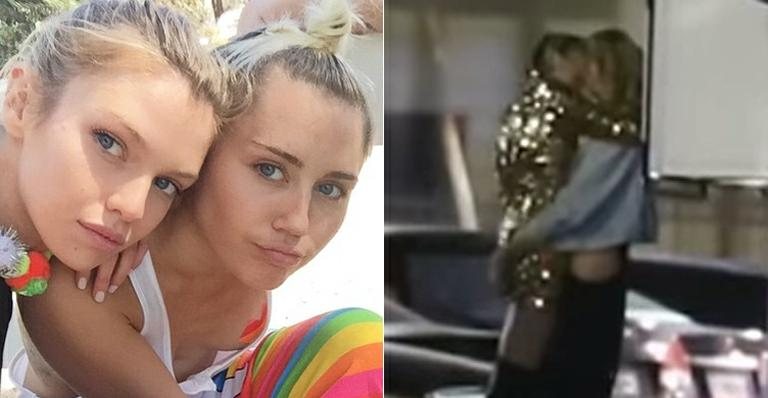 Miley Cyrus e Stella Maxwell - Instagram/Reprodução e Youtube/Reprodução