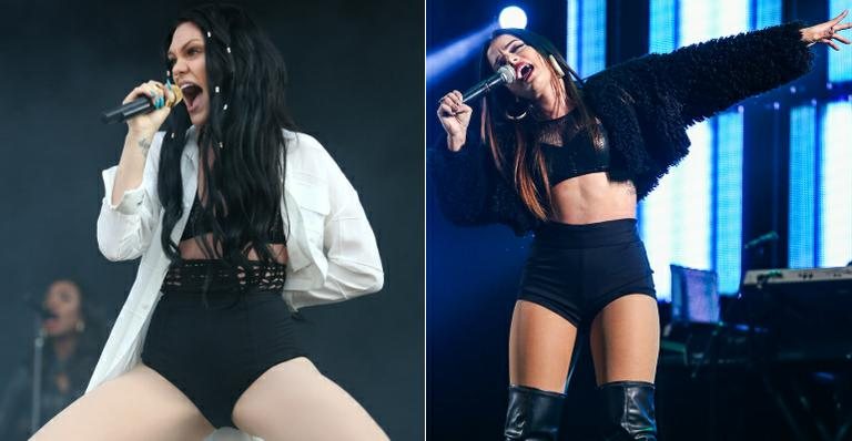 Jessie J e Anitta - Getty Images e Manuela Scarpa/Photo Rio News