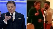 Silvio Santos surge cantando música Saudosa Maloca em festa - Lourival Ribeiro/SBT e YouTube/Reprodução