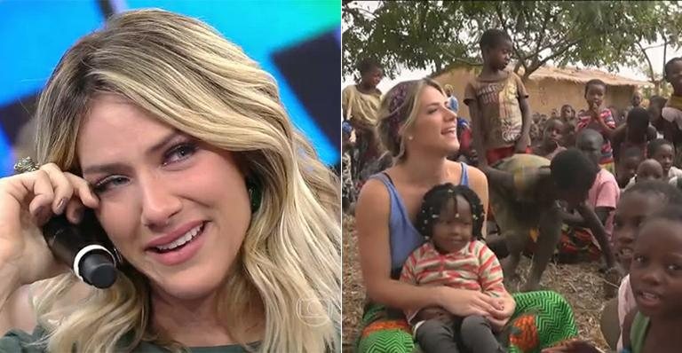 Giovanna Ewbank na África - Reprodução TV Globo