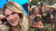 Giovanna Ewbank na África - Reprodução TV Globo