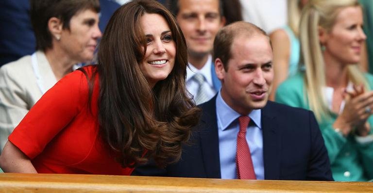 Kate Middleton e Príncipe William em Wimbledon - Getty Images