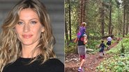 Giselle Bundchen faz trilha com os filhos - Getty Images/ Reprodução Instagram