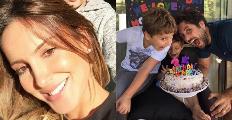 Claudia Leitte com os filhos Davi e Rafael - Instagram/Reprodução