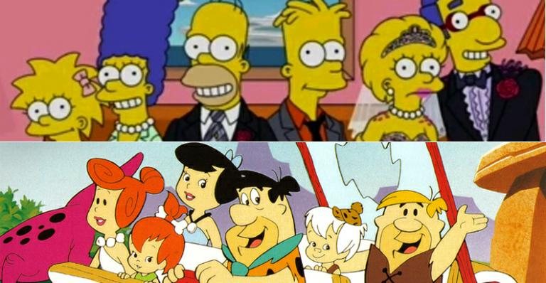 Personagens de Os Simpsons e Os Flintstones - Divulgação