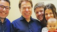 Silvio Santos e Daniel Zukerman se encontram em salão - Instagram/Reprodução