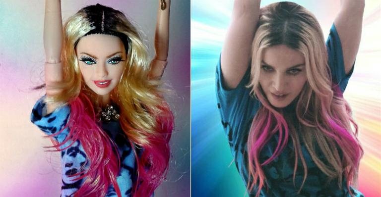 Madonna se encanta com boneca feita por artista brasileiro - Reprodução