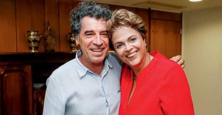 Paulo Betti com Dilma Rousseff - ROBERTO STUCKERT FILHO/PR