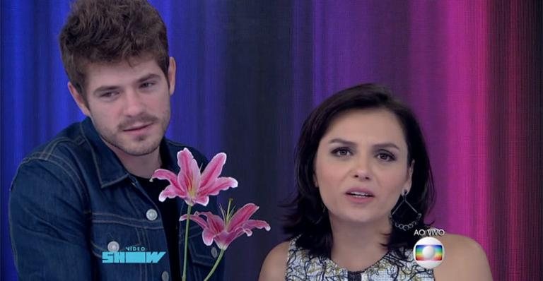 Maurício Destri e Monica Iozzi no Video Show - Reprodução/ TV Globo