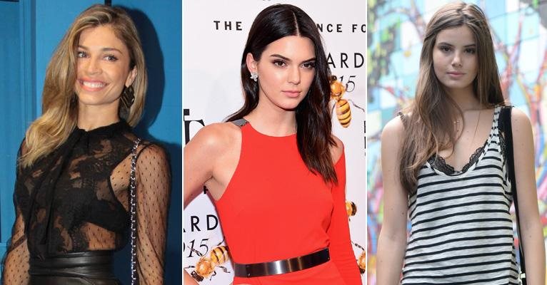 Grazi Massafera, Kendall Jenner e Camila Queiroz - Getty Images/AgNews/Divulgação Globo