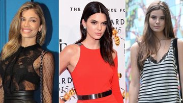 Grazi Massafera, Kendall Jenner e Camila Queiroz - Getty Images/AgNews/Divulgação Globo