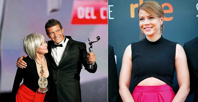 Rita Moreno, Antonio Banderas e Leandra Leal no Prêmio Platino - Jon Nazca/Reuters