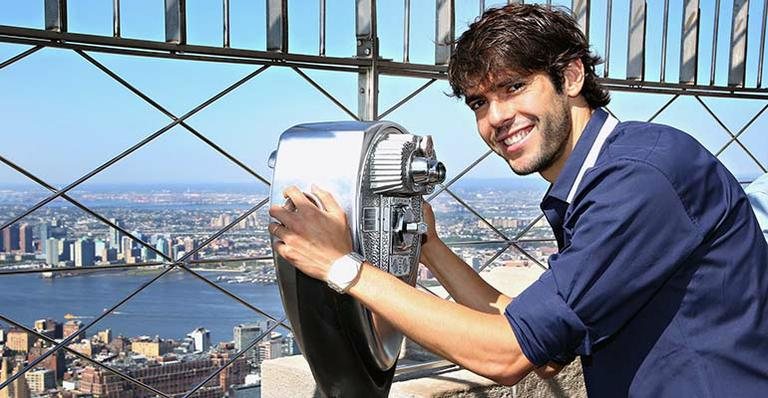 Kaká no Empire State Building - CINDY ORD/GETTY IMAGES