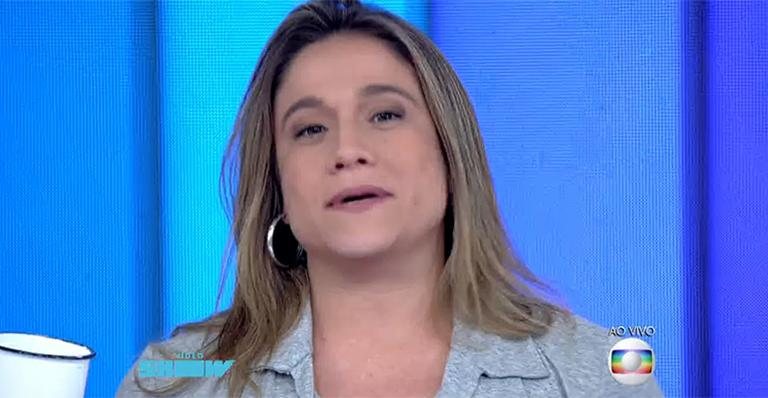 Fernanda Gentil na bancada do 'Video Show' - Reprodução TV Globo