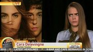 Cara Delevingne se irrita em entrevista - Reprodução