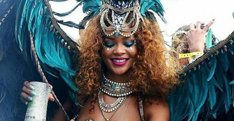 Rihanna curte Carnaval em Barbados - Instagram/Reprodução