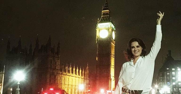 Alessandra Maestrini em Londres - Divulgação