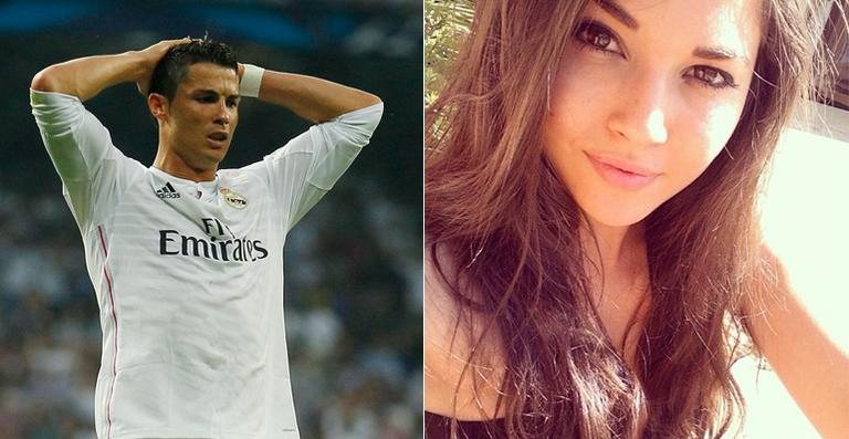 Cristiano Ronaldo e Aline Lima - Getty Images/ Reprodução