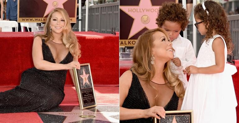 Mariah Carey na Calçada da Fama - Getty Images