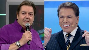 Faustão e Silvio Santos - TV Globo/Reprodução e Lourival Ribeiro/SBT