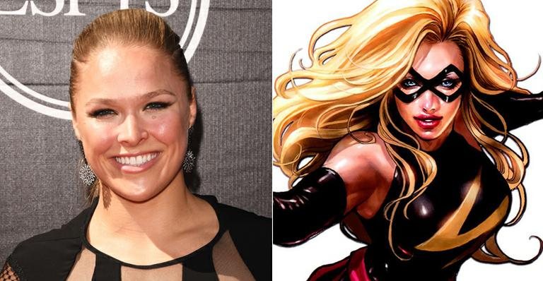 Ronda Rousey diz que gostaria de viver Capitã Marvel no cinema - Getty Images/ Reprodução