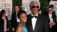 Morgan Freeman e Edena Hines - Getty Images