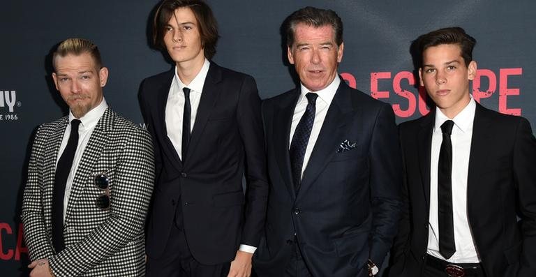 Pierce Brosnan na première de 'No Escape' - Getty Images