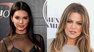 Khloé Kardashian e Kendall Jenner sensualizam de maiô - Getty Images