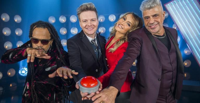 Carlinhos Brown, Michel Teló, Claudia Leitte e Lulu Santos - TV Globo